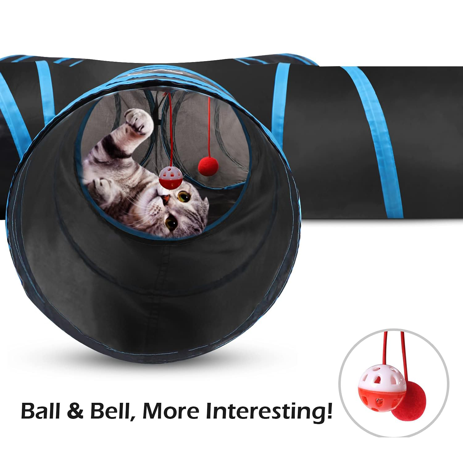 Pawaboo Cat Toys Cat Tunnel Tu - Cat Tunnel Toy ulasan dan harga