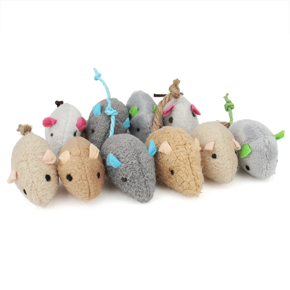3/24Pcs Rattle Cat Mouse Toys  - Catnip Toys ulasan dan harga