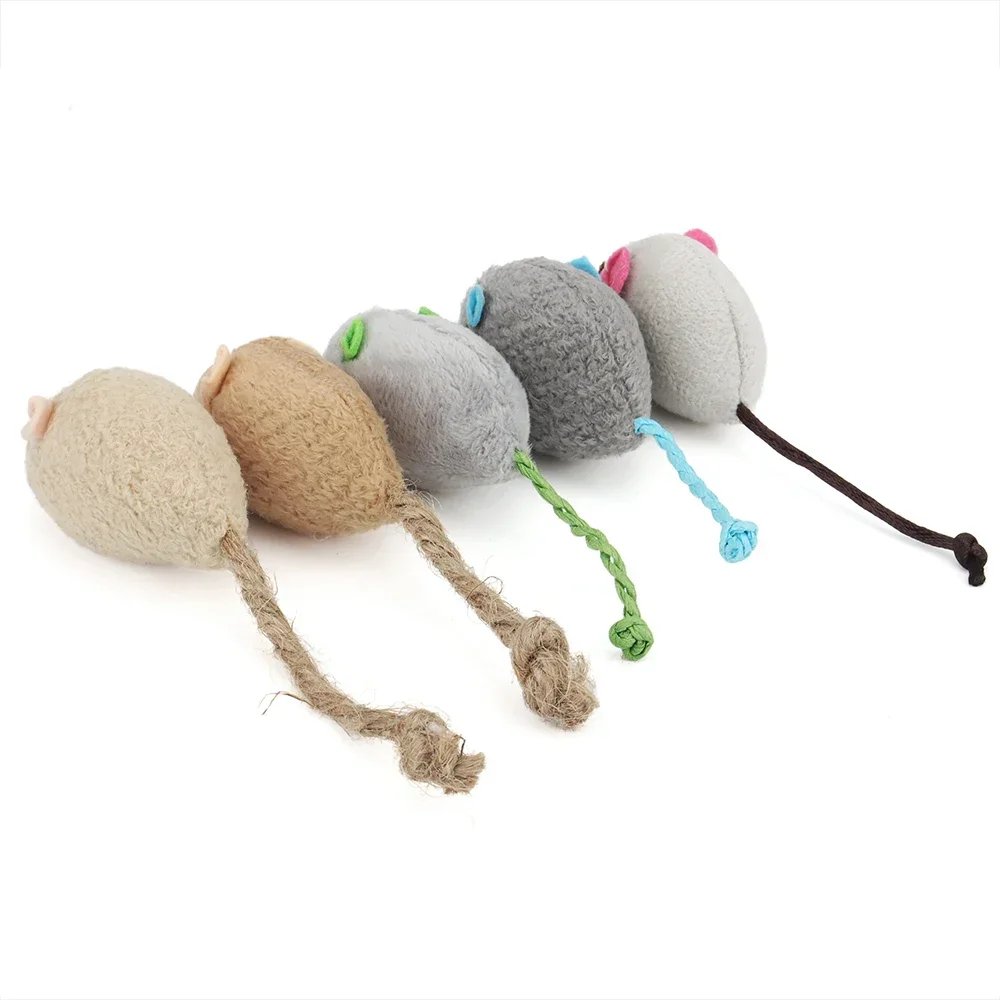 3/24Pcs Rattle Cat Mouse Toys  - Catnip Toys ulasan dan harga