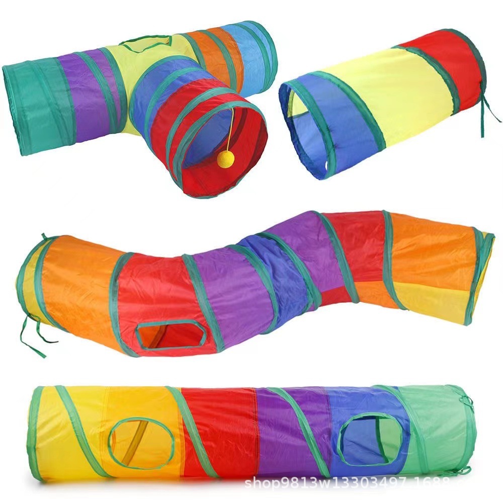 Foldable Cat Tunnel Pet Suppli - Cat Tunnel Toy ulasan dan harga