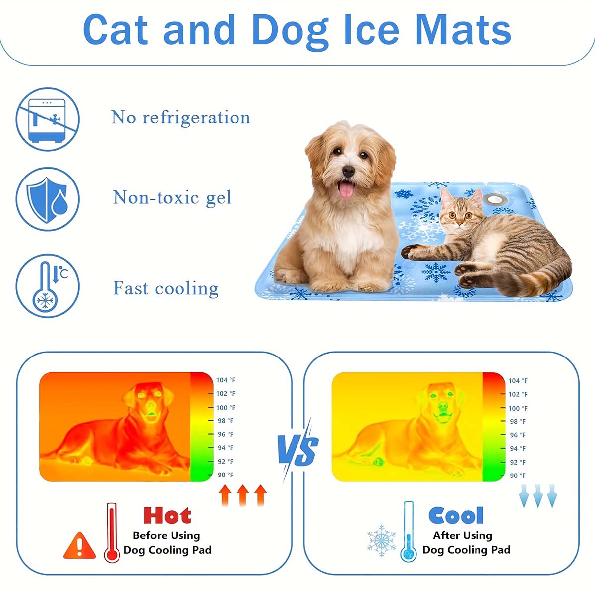 Summer Pet Mat, Pet Ice Mat, D - Pet Supplies Warehouse ulasan dan harga
