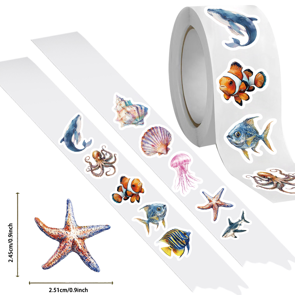 500PCS Ocean Animal Stickers R - Pet Supplies Rewards ulasan dan harga