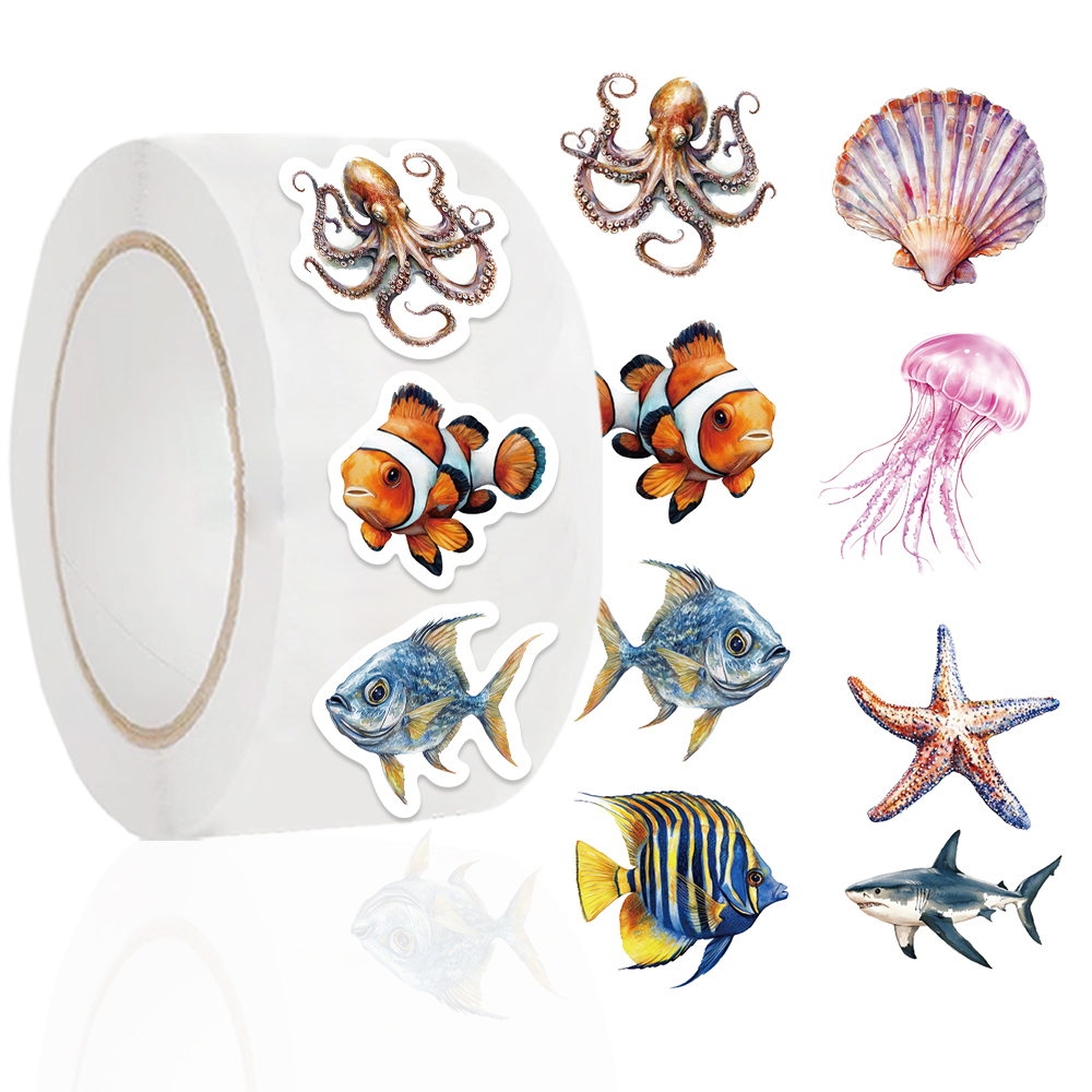 500PCS Ocean Animal Stickers R - Pet Supplies Rewards ulasan dan harga