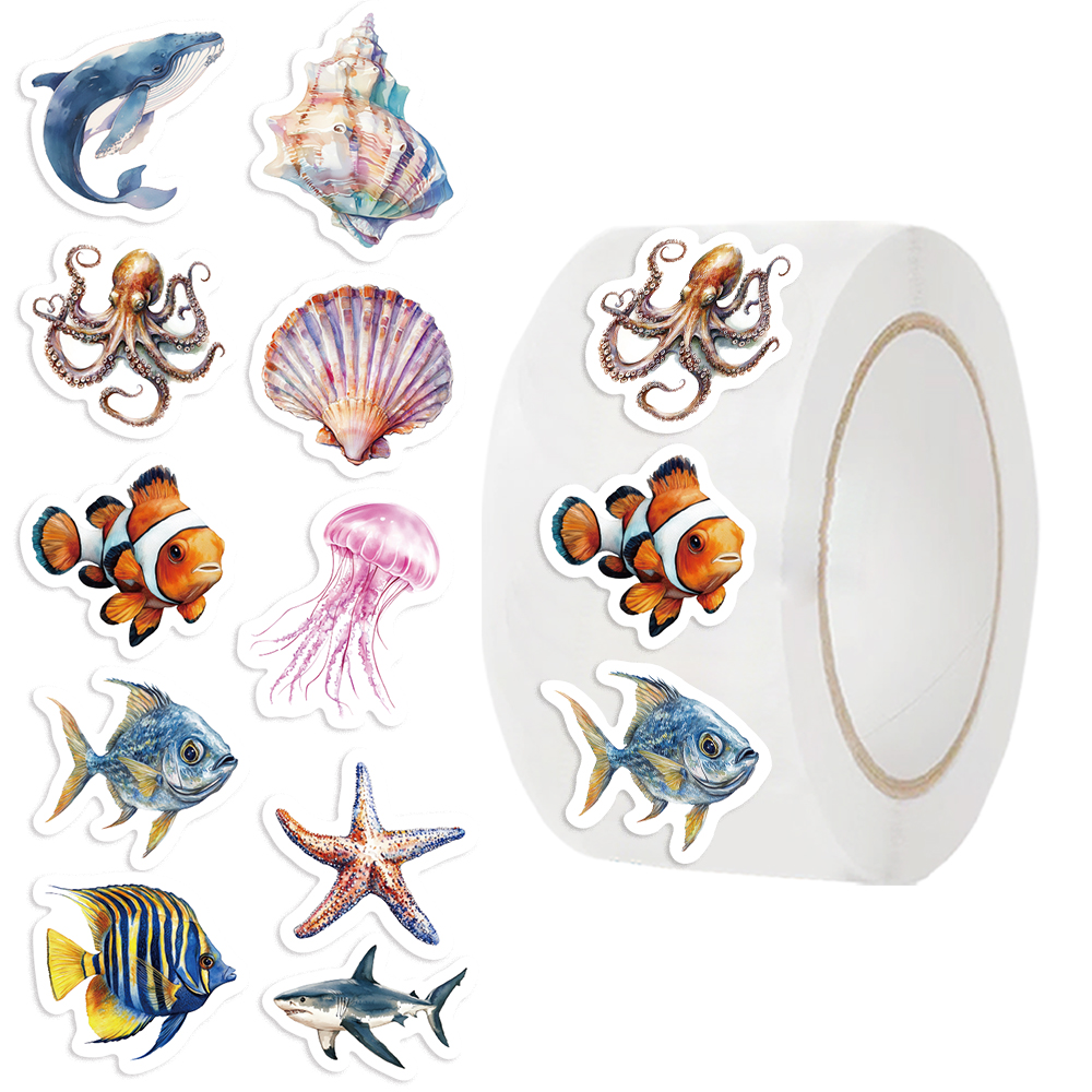 500PCS Ocean Animal Stickers R - Pet Supplies Rewards ulasan dan harga