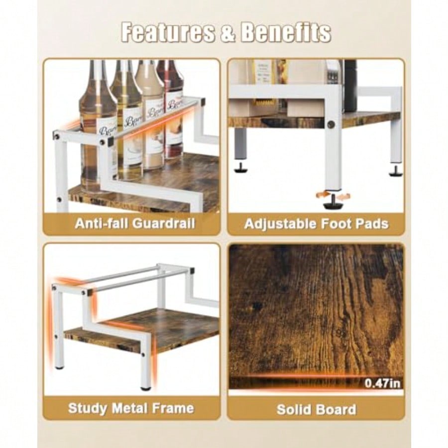 Coffee Syrup Rack Organizer Fo - Pet Supplies Pet Shop ulasan dan harga