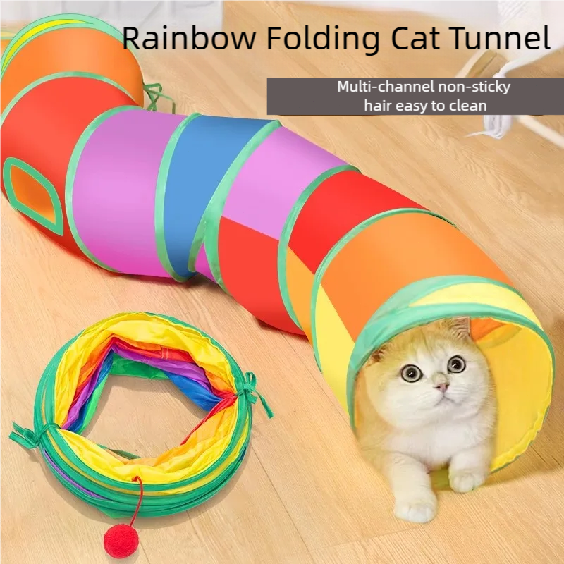 Cat Play Tunnel Interactive To - Cat Tunnel Toy ulasan dan harga