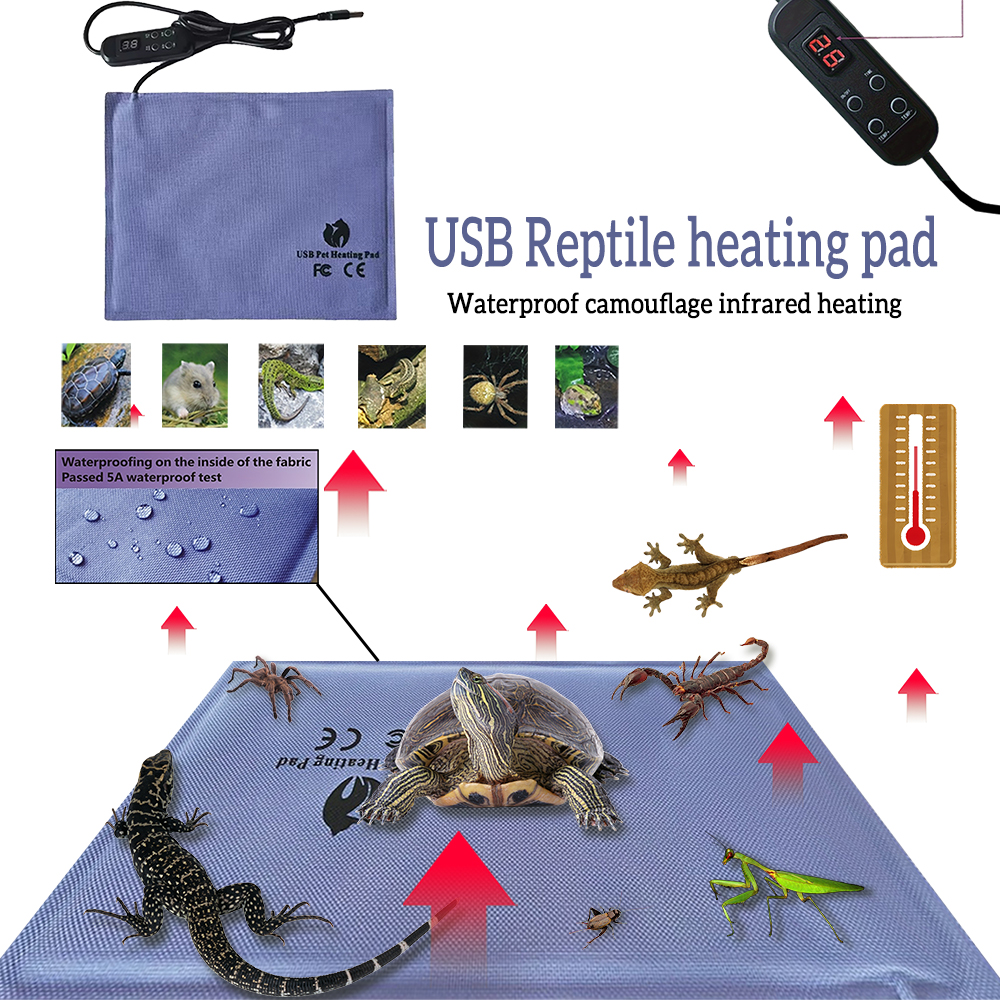 USB Dual-Use Reptiles Heat Mat - Reptile Heating Mat ulasan dan harga