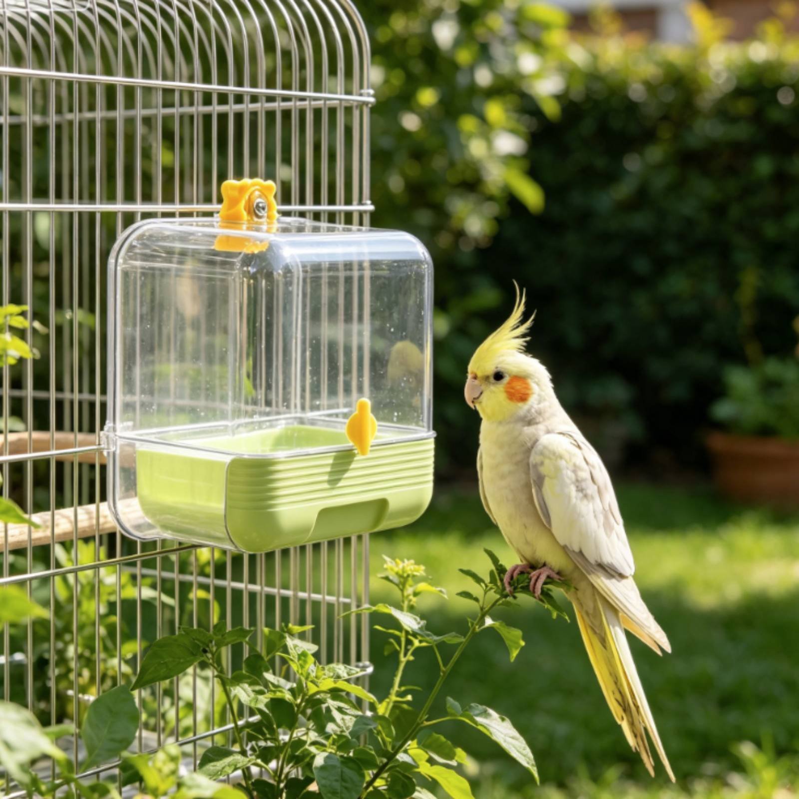 Parrot Bathing Tub Multi Funct - Pet Supplies Us ulasan dan harga