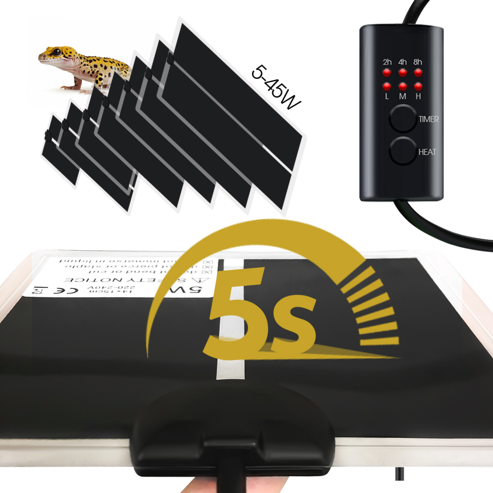 EU Plug 5-20W Reptiles Adjusta - Reptile Heating Mat ulasan dan harga