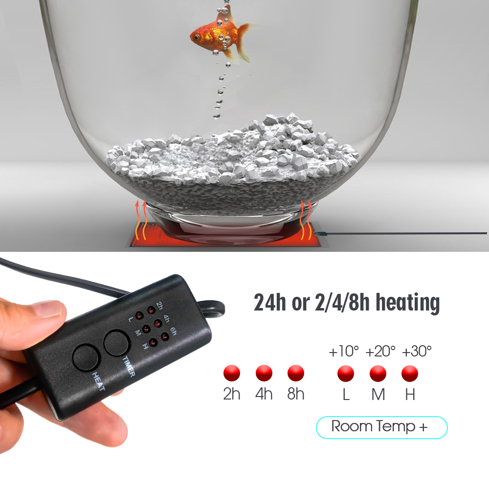 EU Plug 5-20W Reptiles Adjusta - Reptile Heating Mat ulasan dan harga
