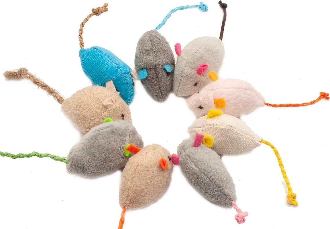 3/200pcs Rattle Cat Mouse Toys - Catnip Toys ulasan dan harga