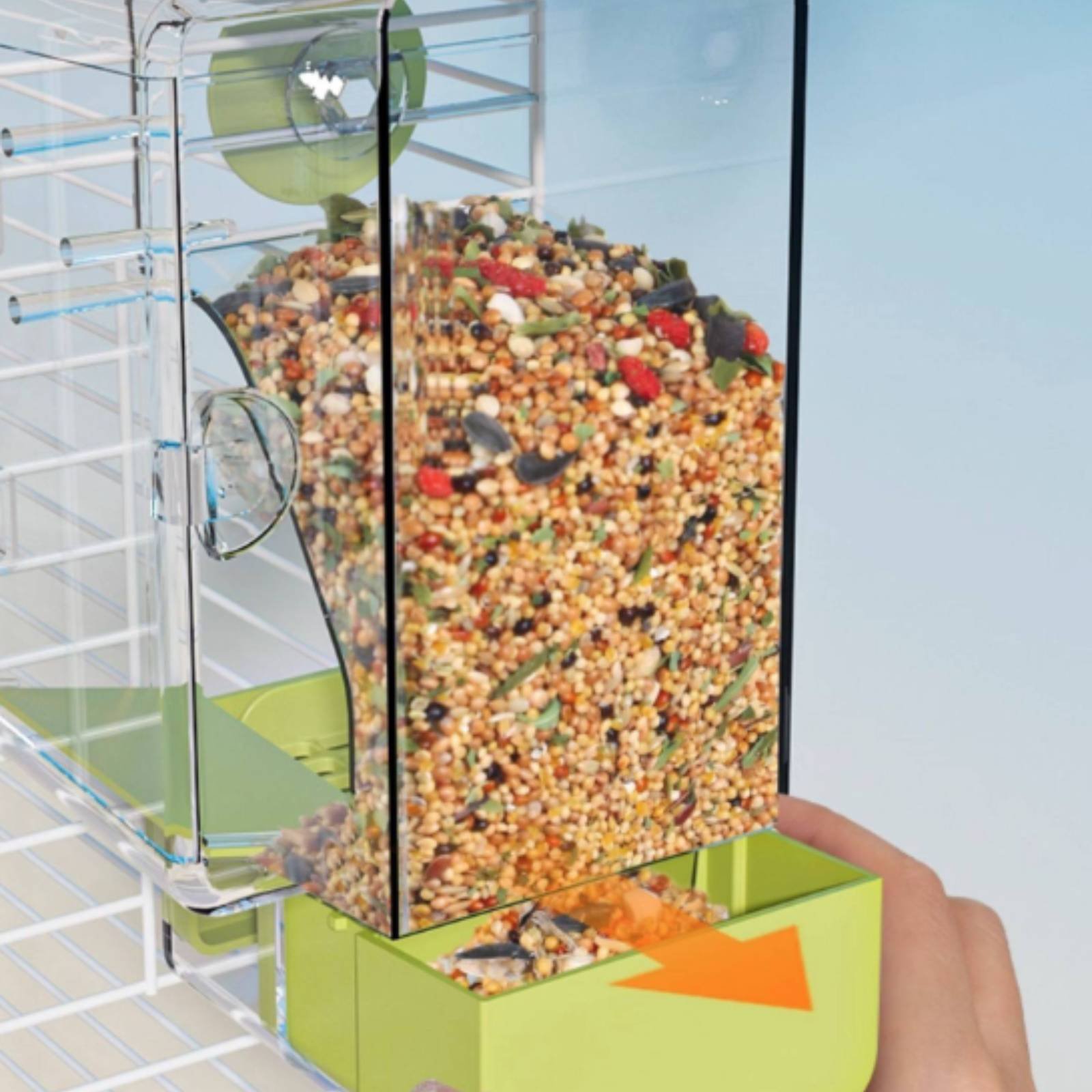 Seed Separating Feeder Splash- - Pet Supplies Us ulasan dan harga