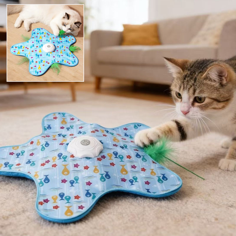 Electric Cat Turntable Automat - Cat Tunnel Toy ulasan dan harga