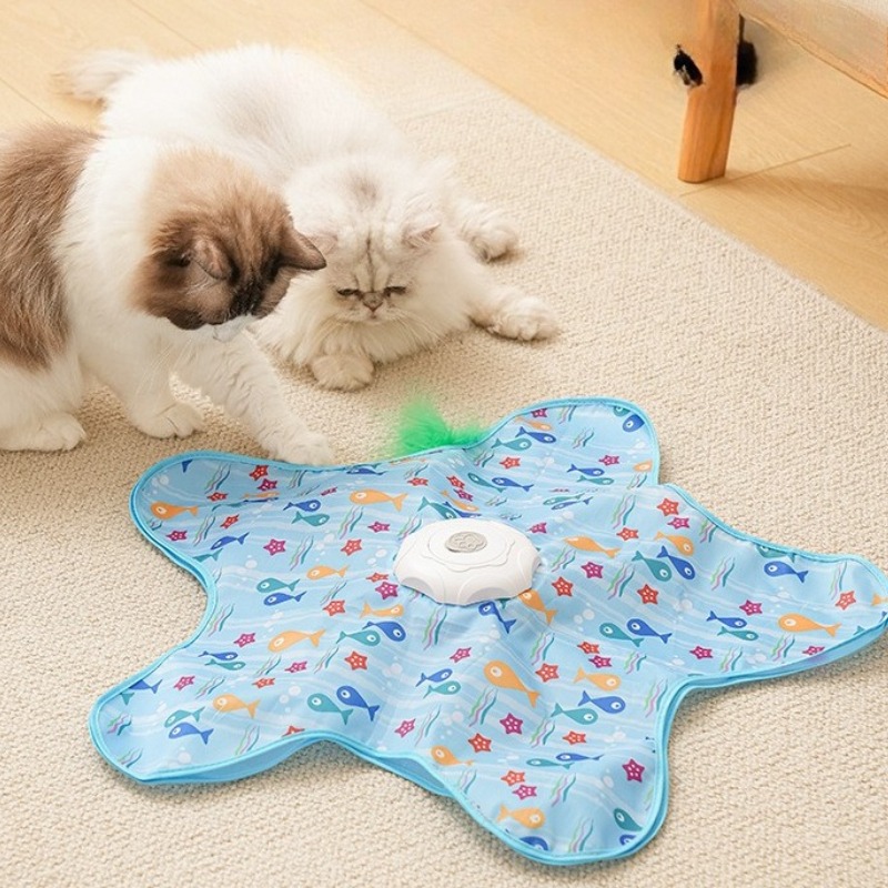 Electric Cat Turntable Automat - Cat Tunnel Toy ulasan dan harga