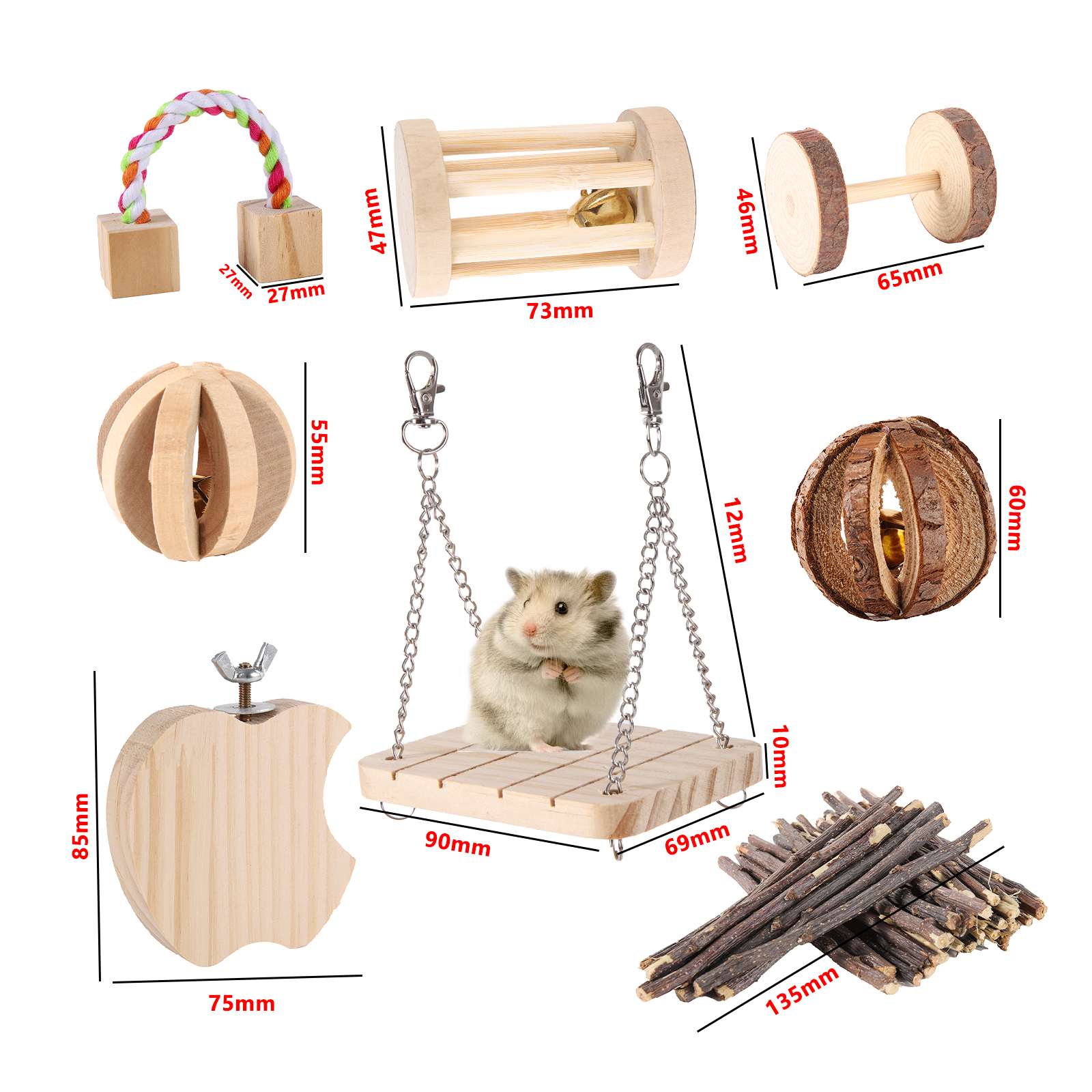 Hamster Petkit Natural Wooden  - Pet Supplies Pet Shop ulasan dan harga