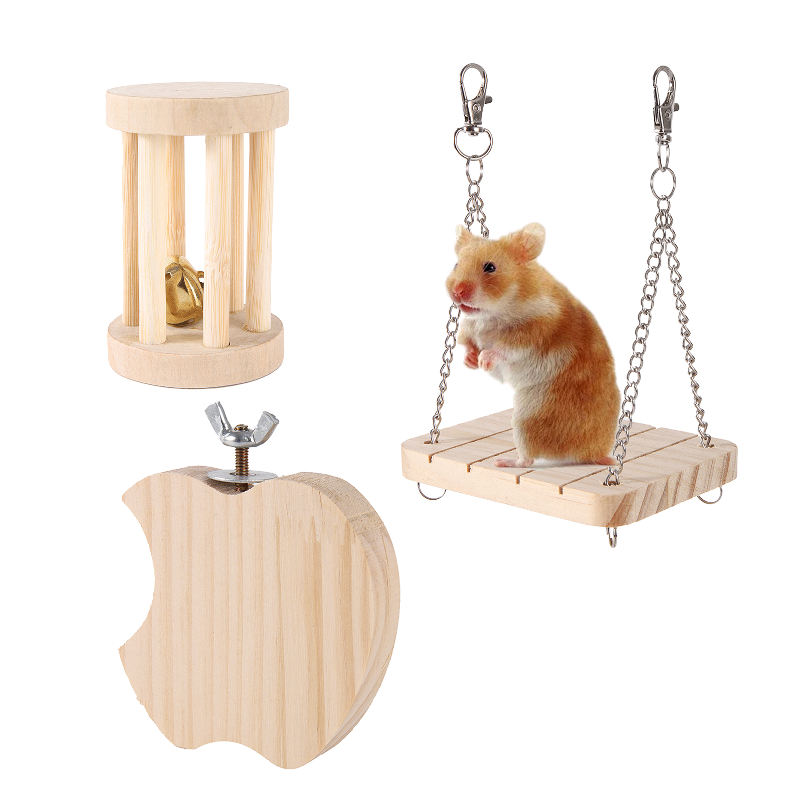 Hamster Petkit Natural Wooden  - Pet Supplies Pet Shop ulasan dan harga