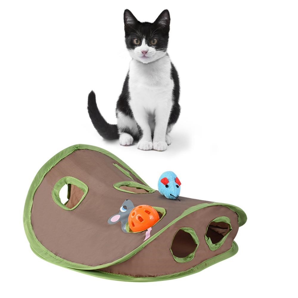 Cute Pet Cat Interactive Hide  - Cat Tunnel Toy ulasan dan harga