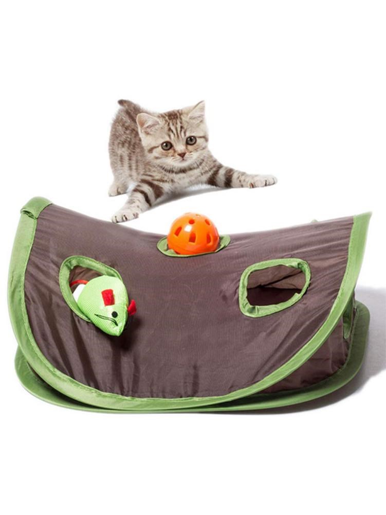 Cute Pet Cat Interactive Hide  - Cat Tunnel Toy ulasan dan harga