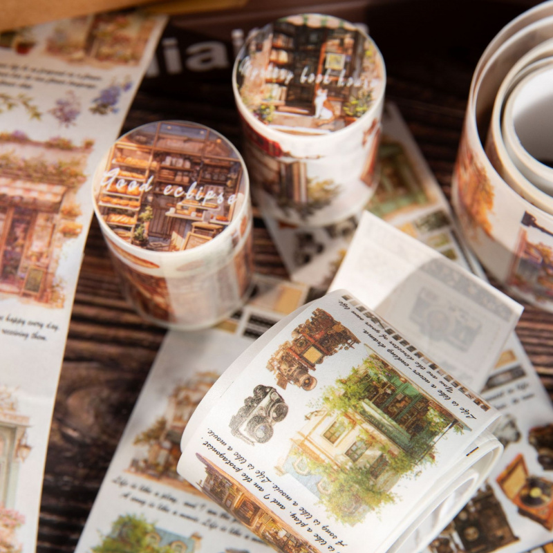 5x200cm Retro Food Shop Tape S - Pet Supplies Pet Shop ulasan dan harga