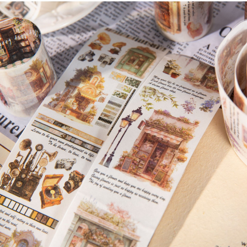 5x200cm Retro Food Shop Tape S - Pet Supplies Pet Shop ulasan dan harga
