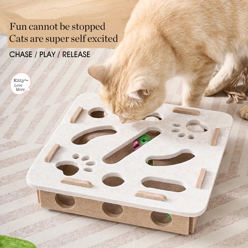 Interactive Cat Puzzle Toy Fel - Cat Tunnel Toy ulasan dan harga