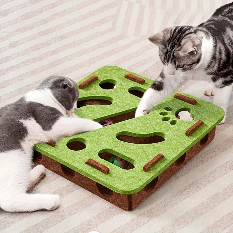 Interactive Cat Puzzle Toy Fel - Cat Tunnel Toy ulasan dan harga