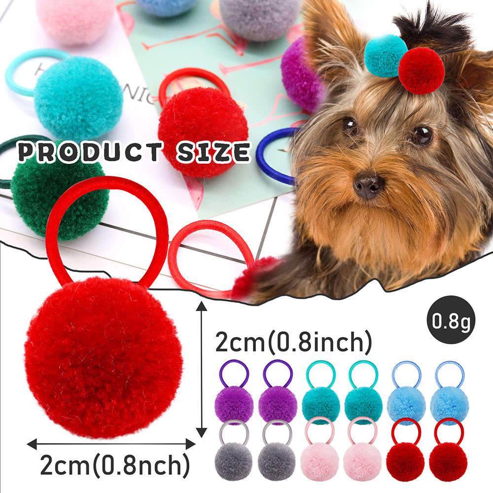 10PCS Hair Rubber Dog Accessor - Pet Supplies Pet Shop ulasan dan harga