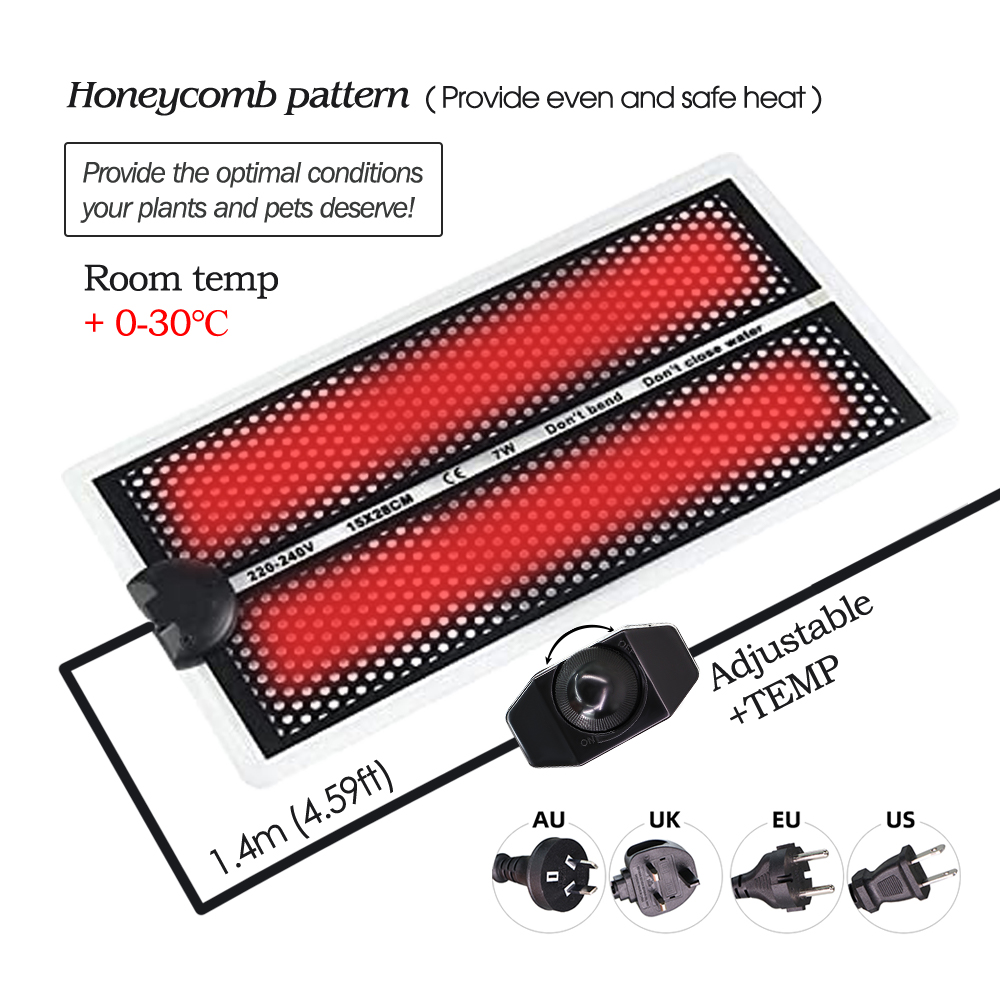 5-20W Garden Seedlings Heating - Reptile Heating Mat ulasan dan harga