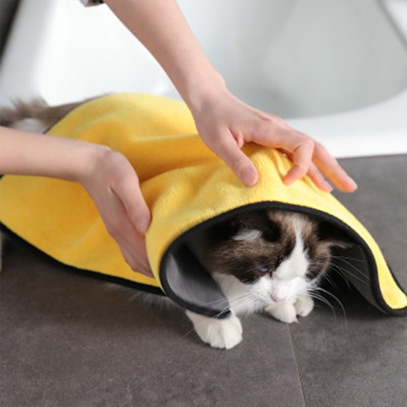 Pet Dog and Cat Towels Soft Fi - Pet Supplies Pet Shop ulasan dan harga