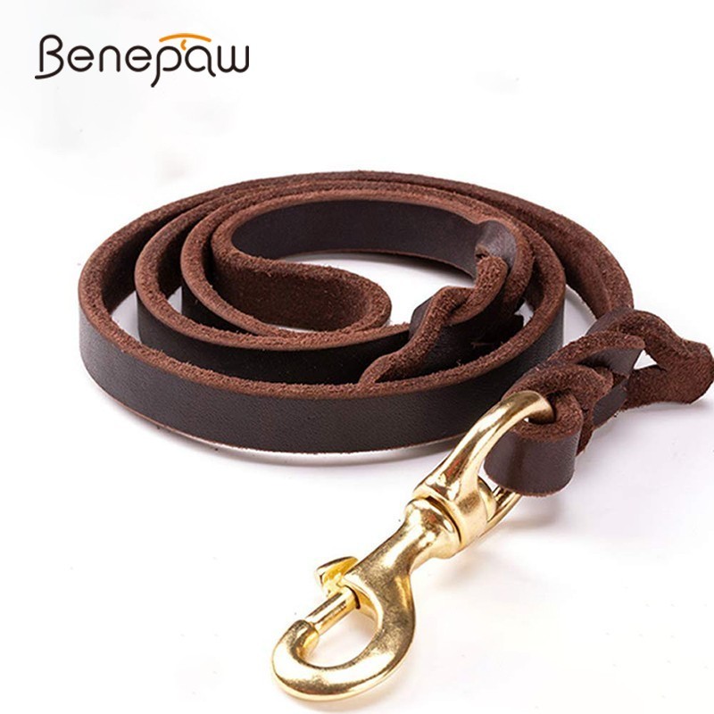 Benepaw High-end Cowhide Leath - Pet Supplies Pet Shop ulasan dan harga